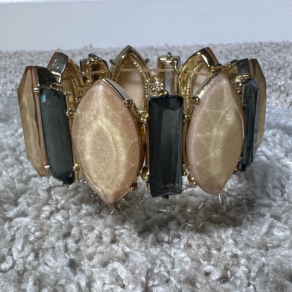 Gold and Black Bracelet